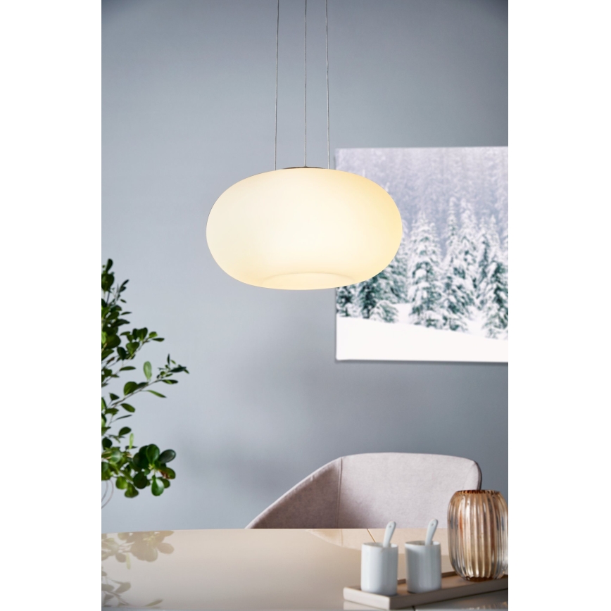 Eglo 33766 - LED RGBW Dimmable chandelier on a string OPTICA-C LED/22W/230V 2700-6500K d. 37,5 cm