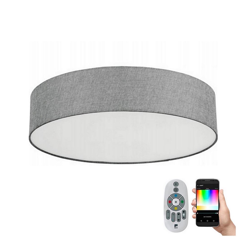 Eglo 33772 - LED RGBW Dimmable ceiling light ROMAO-C LED/33W/230V grey + remote control
