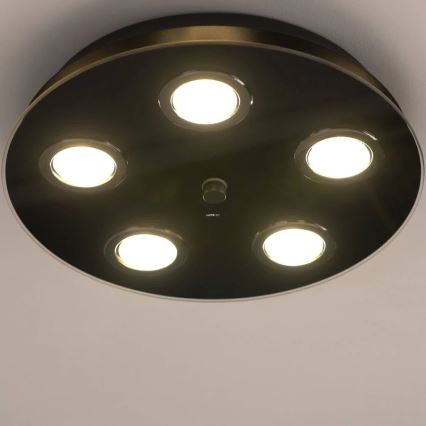 Eglo 33805 - LED Ceiling Light GRATTINO 5xGU10/2,8W/230V