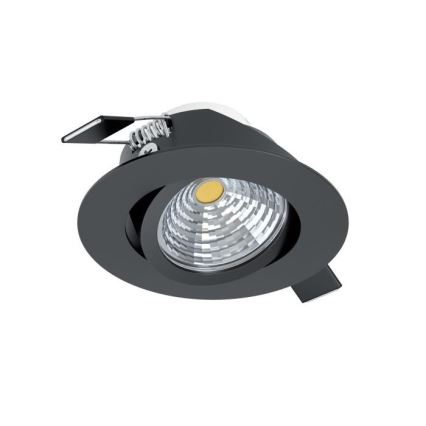 Eglo - LED Dimmable recessed light LED/6W/230V black