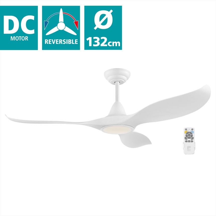 Eglo - LED Ceiling fan LED/15W/230V + remote control