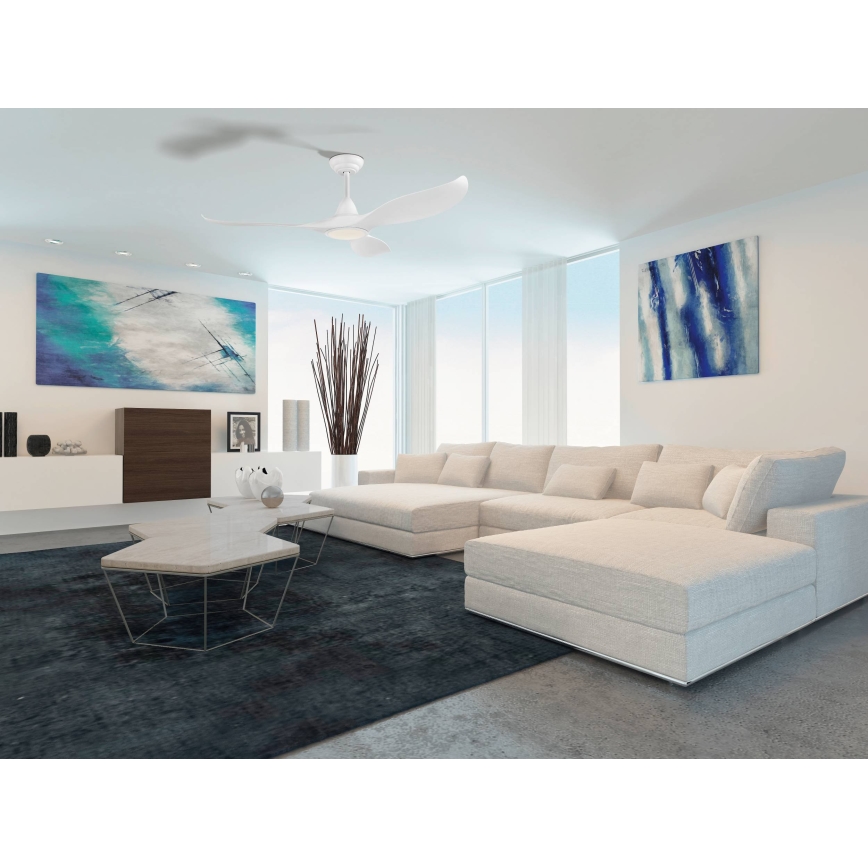 Eglo - LED Ceiling fan LED/15W/230V + remote control