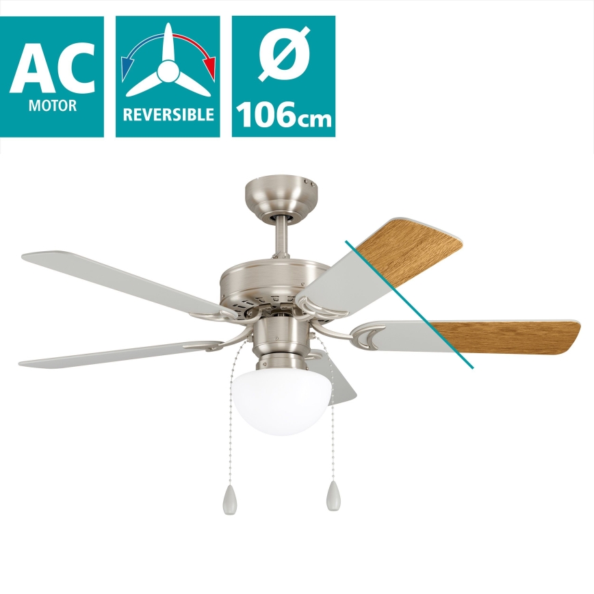 Eglo - Ceiling fan 1xE27/40W/230V