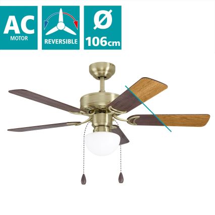 Eglo - Ceiling fan 1xE27/40W/230V
