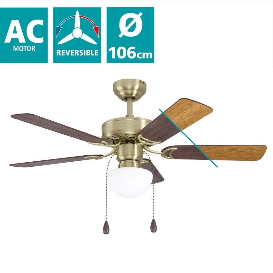 Eglo - Ceiling fan 1xE27/40W/230V
