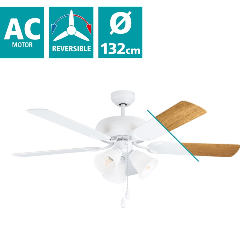 Eglo - Ceiling fan 3xE27/40W/230V white