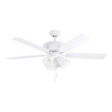 Eglo 35076 - LAS PALMAS Ceiling Fan 3xE27/40W/230V White