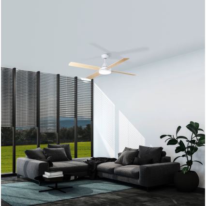 Eglo - LED Ceiling fan LED/20W/230V 3000/4000/5000K + remote control white