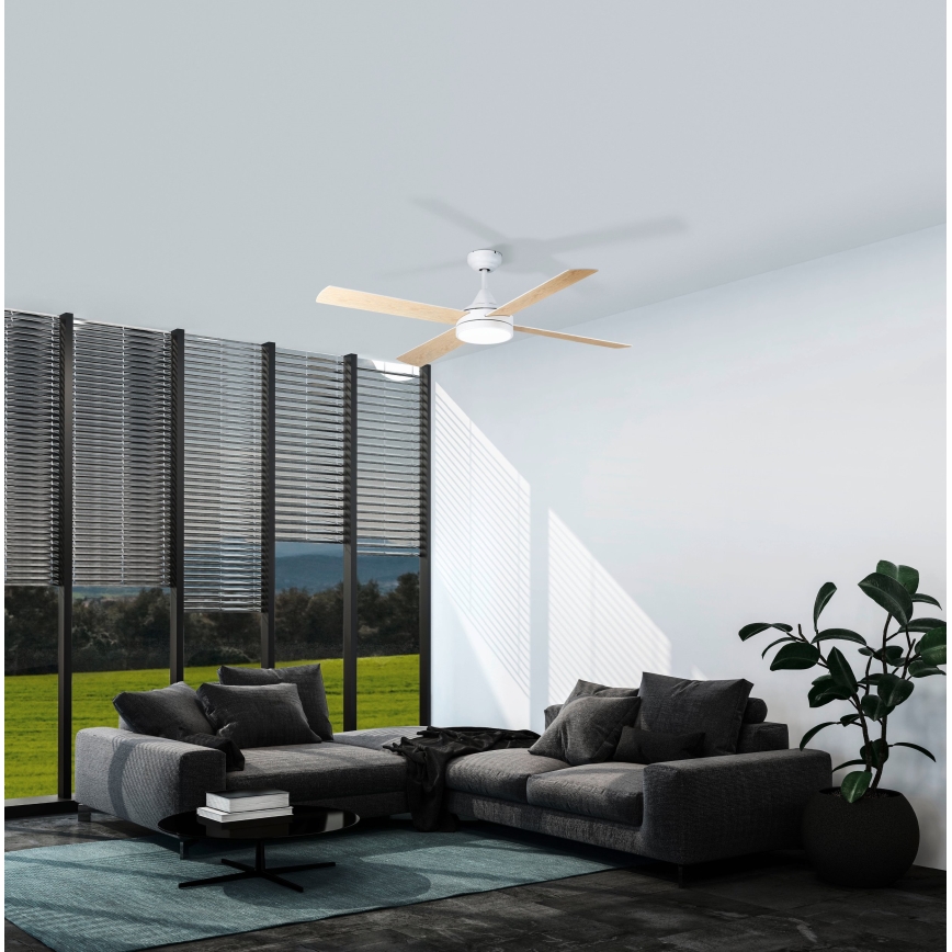 Eglo - LED Ceiling fan LED/20W/230V 3000/4000/5000K + remote control white