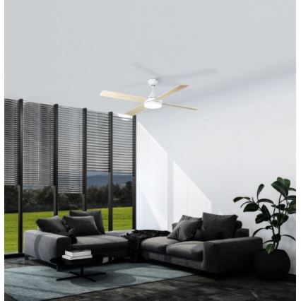 Eglo - LED Ceiling fan LED/20W/230V 3000/4000/5000K + remote control white