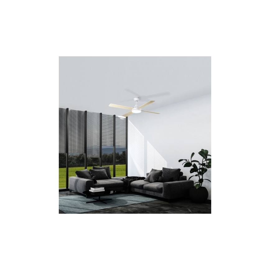 Eglo - LED Ceiling fan LED/20W/230V 3000/4000/5000K + remote control white