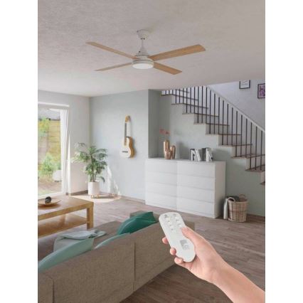 Eglo - LED Ceiling fan LED/20W/230V 3000/4000/5000K + remote control white