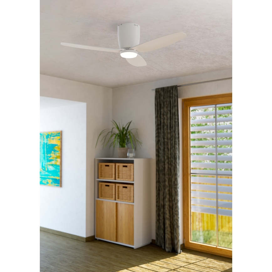 Eglo  - LED Ceiling fan LED/15W/230V + remote control