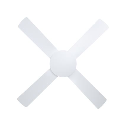 Eglo - Ceiling fan 52W/230V + RC white