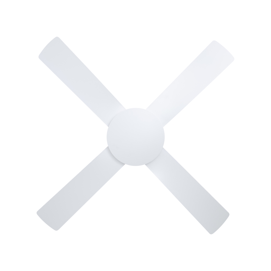 Eglo - Ceiling fan 52W/230V + RC white