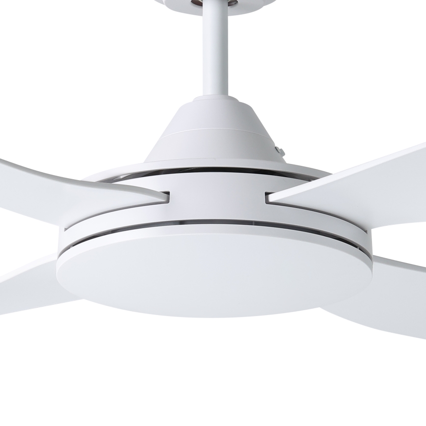 Eglo - Ceiling fan 52W/230V + RC white