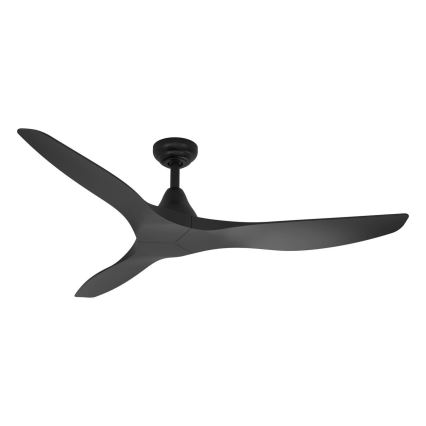 Eglo - Ceiling fan Ø 132 cm black + remote control