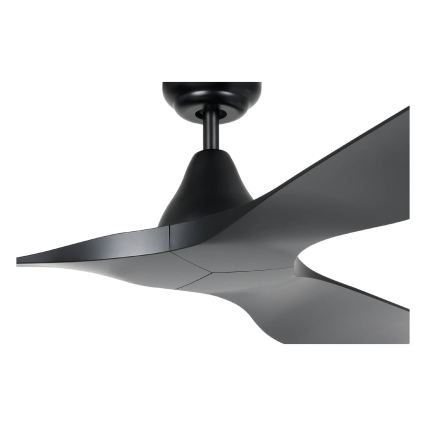 Eglo - Ceiling fan Ø 132 cm black + remote control