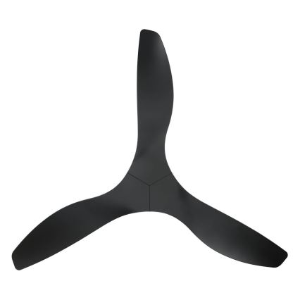 Eglo - Ceiling fan Ø 132 cm black + remote control