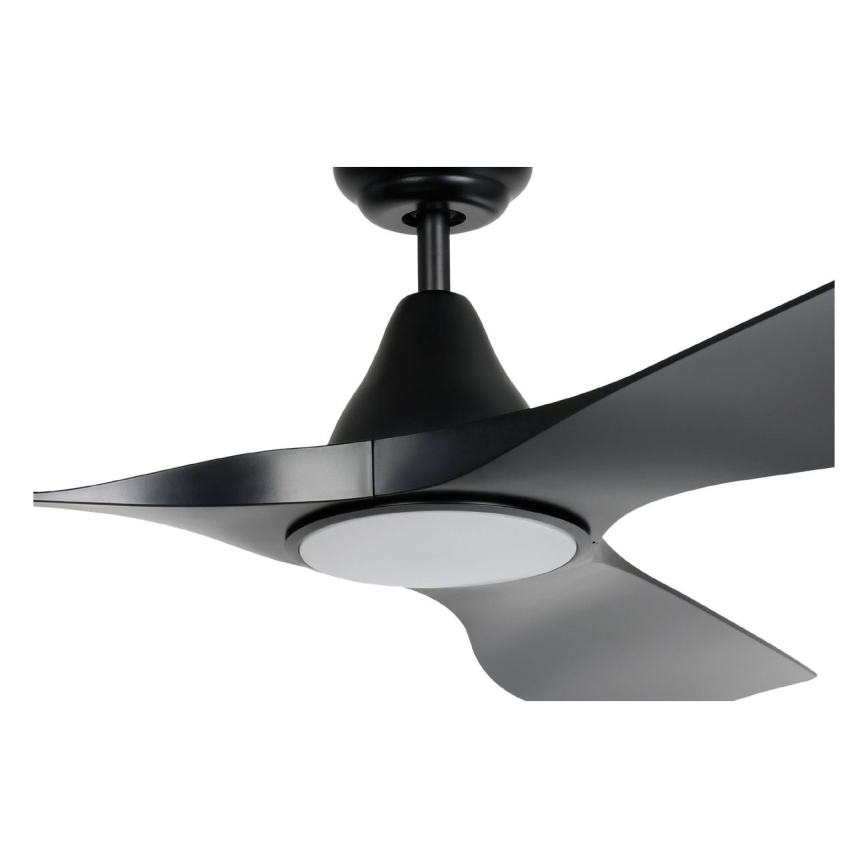 Eglo - LED Ceiling Fan LED/20W/230V 3000/4000/5000K dia. 132 cm black + remote control