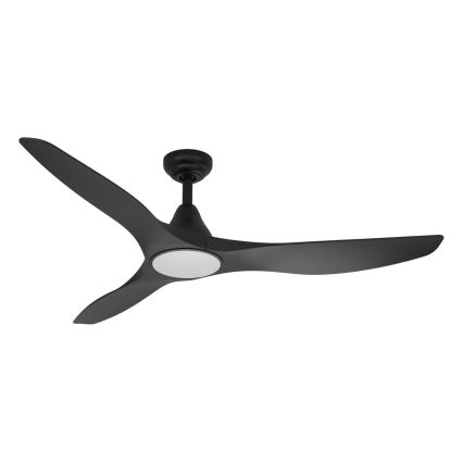Eglo - LED Ceiling Fan LED/19W/230V Ø 132 cm Black + Remote Control