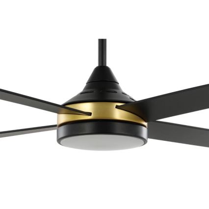 Eglo - LED Ceiling Fan LED/19W/230V 3000/4000/5000K Ø122 cm Black + Remote Control