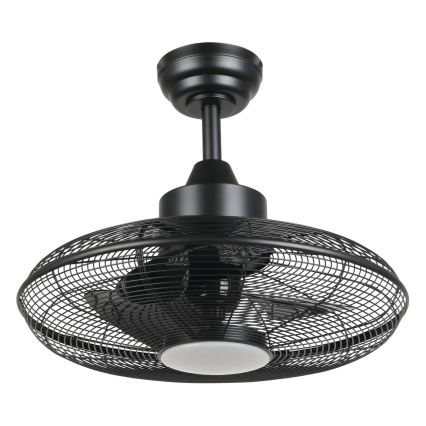 Eglo - LED Ceiling Fan LED/15W/230V, Ø 53 cm, Black + Remote Control