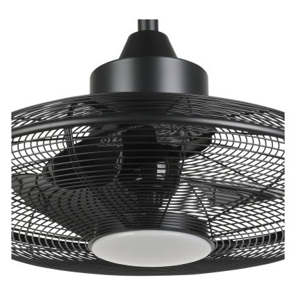 Eglo - LED Ceiling Fan LED/15W/230V, Ø 53 cm, Black + Remote Control