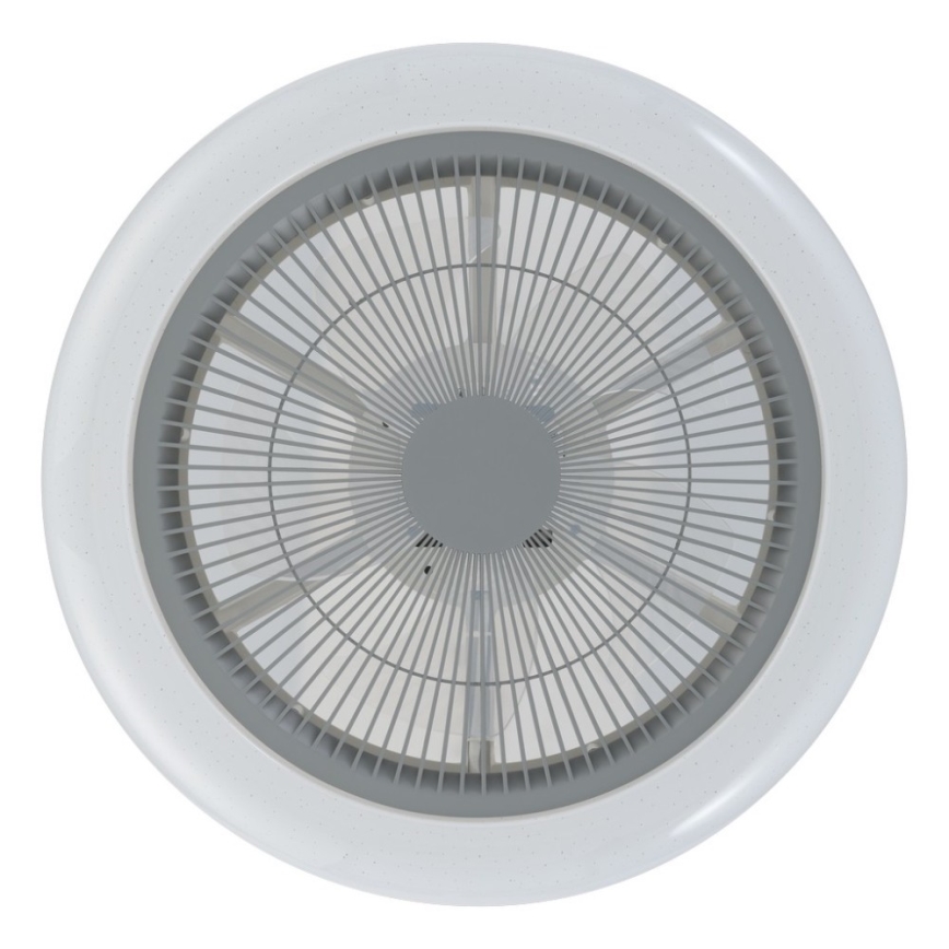 Eglo - LED Dimmable ceiling fan LED/25,5W/230V grey + remote control