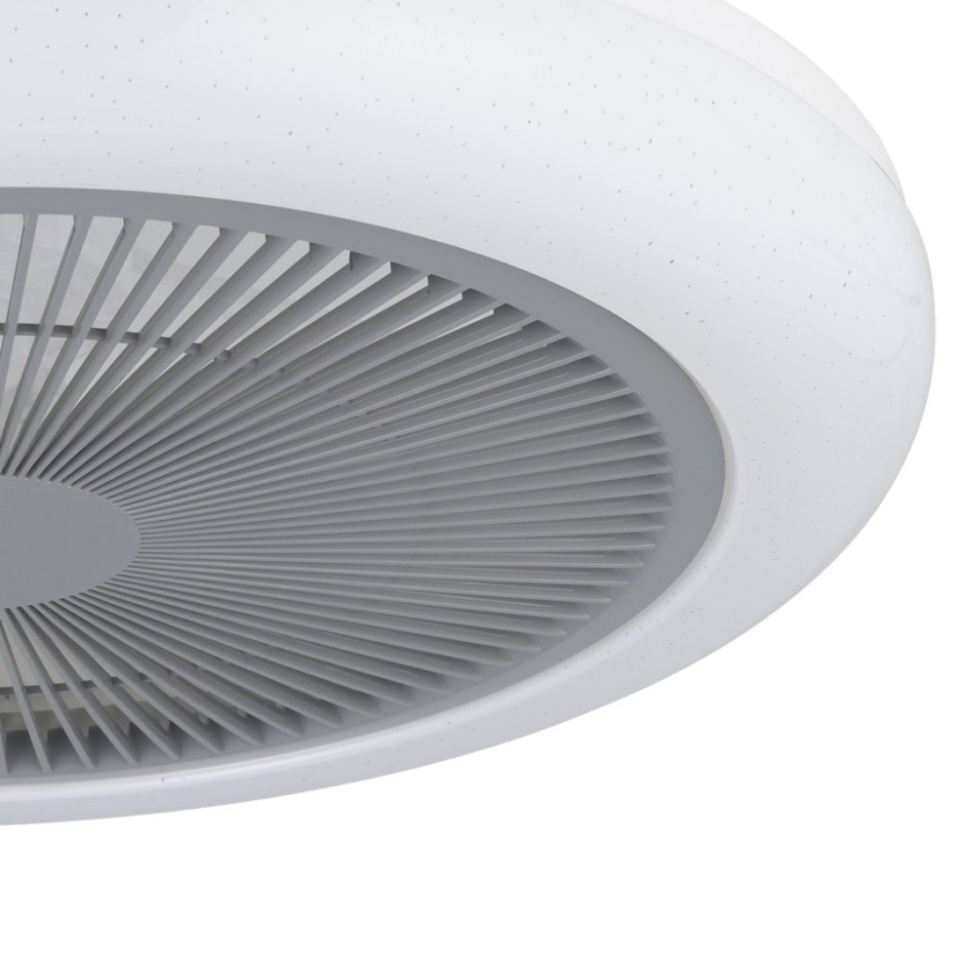 Eglo - LED Dimmable ceiling fan LED/25,5W/230V grey + remote control