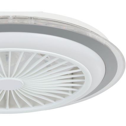 Eglo - LED Dimmable ceiling fan LED/25,5W/230V white/grey 2700-6500K + remote control