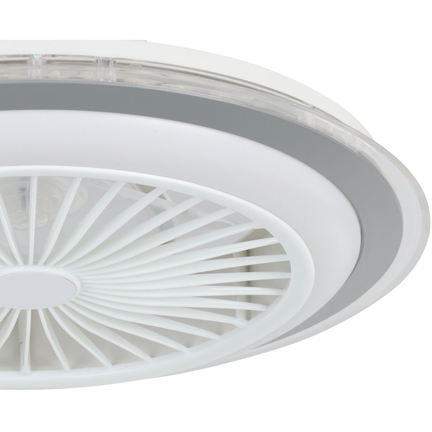 Eglo - LED Dimmable ceiling fan LED/25,5W/230V white/grey 2700-6500K + remote control