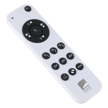 Eglo - LED RGBW Dimmable Ceiling Fan LED/36W/230V 3000-6500K Ø 50 cm Black + Remote Control