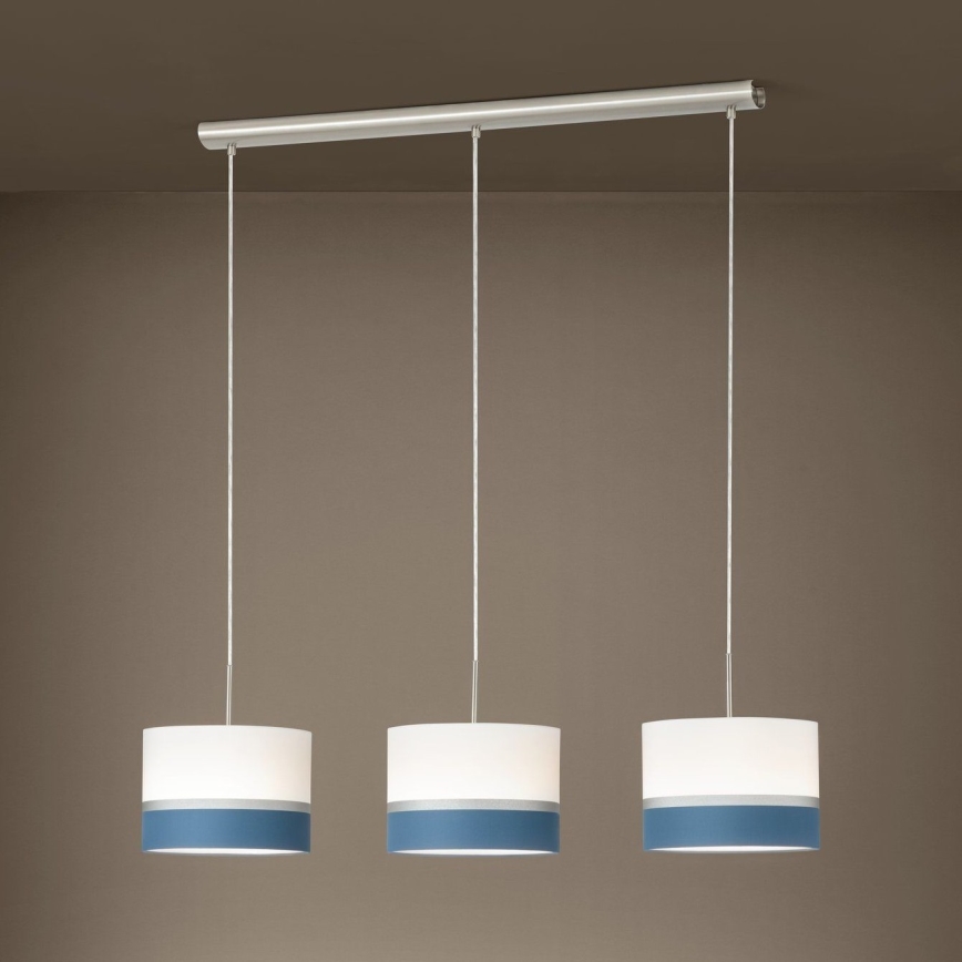 Eglo 38555 - Chandelier on a string SPALTINI 3xE27/60W/230V