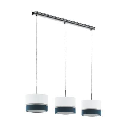 Eglo 38555 - Chandelier on a string SPALTINI 3xE27/60W/230V