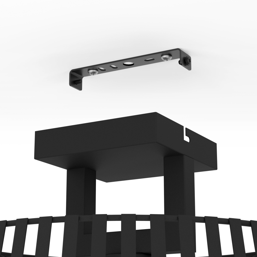 Eglo - Ceiling light 1xE27/40W/230V black