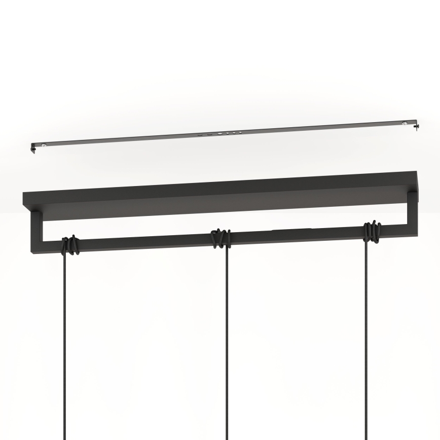 Eglo - Chandelier on a string 3xE27/40W/230V black