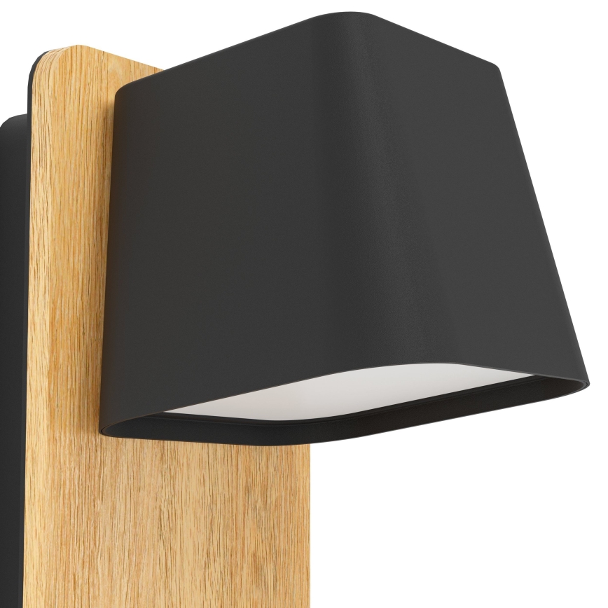 Eglo - Wall light 1xE27/40W/230V black/brown