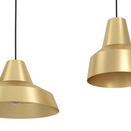 Eglo - Chandelier on a string 3xE27/40W/230V gold