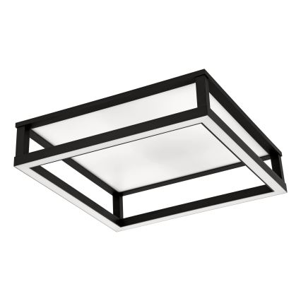 Eglo - LED Dimmable ceiling light LED/29,4W/230V 2700-6500K black + remote control