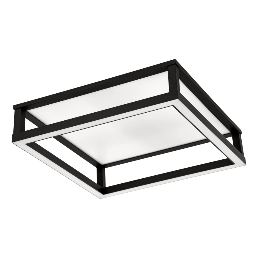 Eglo - LED Dimmable ceiling light LED/29,4W/230V 2700-6500K black + remote control