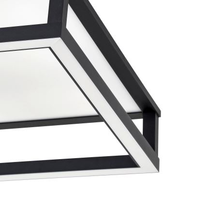 Eglo - LED Dimmable ceiling light LED/29,4W/230V 2700-6500K black + remote control