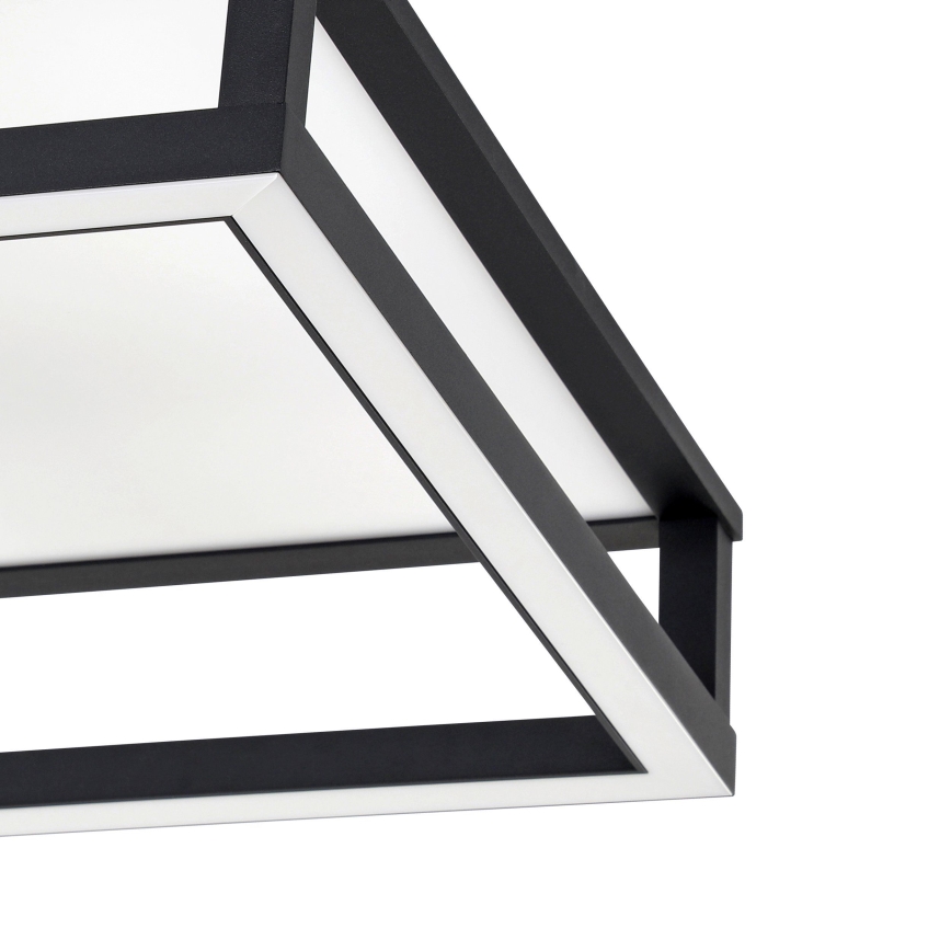 Eglo - LED Dimmable ceiling light LED/29,4W/230V 2700-6500K black + remote control