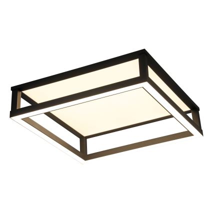 Eglo - LED Dimmable ceiling light LED/29,4W/230V 2700-6500K black + remote control