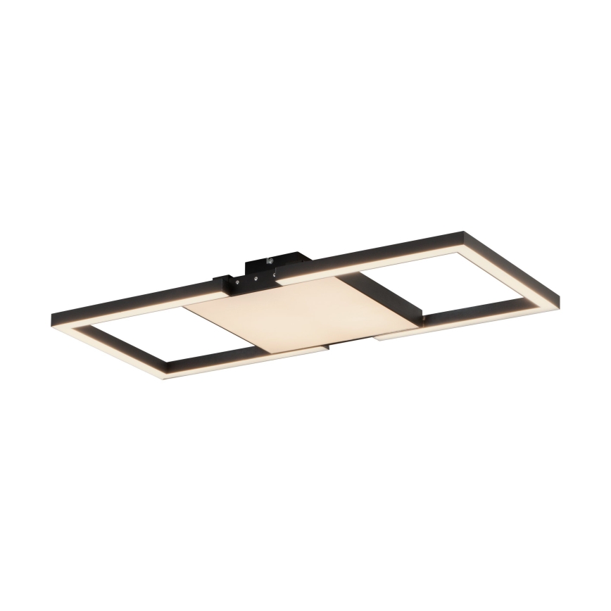 Eglo - LED Dimmable ceiling light LED/26,2W/230V 2700-6500K black + remote control