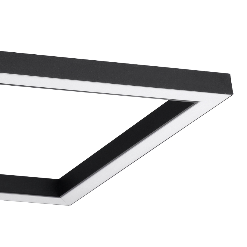 Eglo - LED Dimmable ceiling light LED/26,2W/230V 2700-6500K black + remote control
