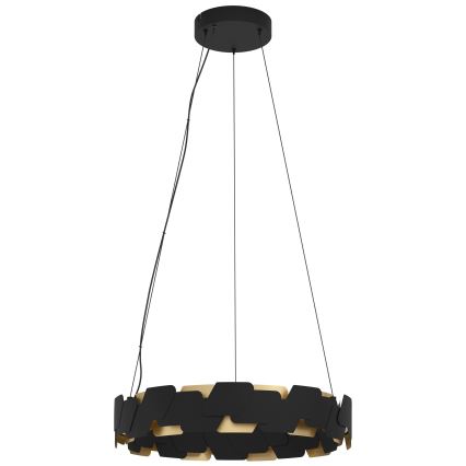 Eglo - LED Dimmable chandelier on a string LED/72W/230V 3000K black/gold