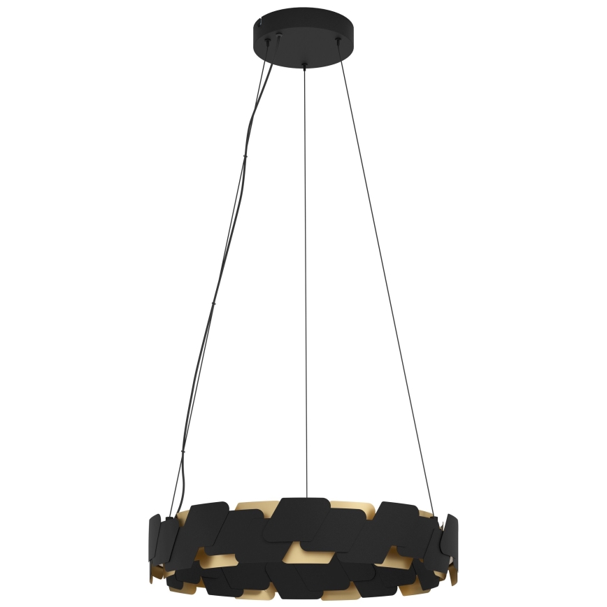 Eglo - LED Dimmable chandelier on a string LED/72W/230V 3000K black/gold