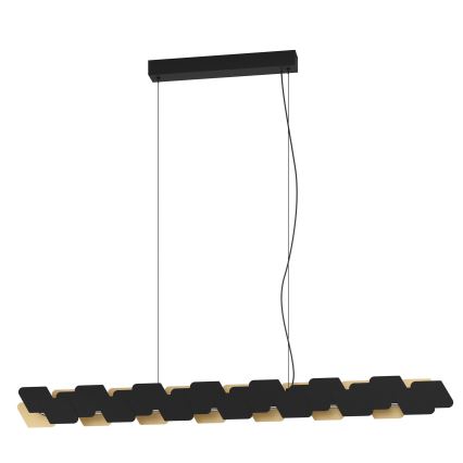Eglo - LED Dimmable chandelier on a string LED/44W/230V 3000K black/gold