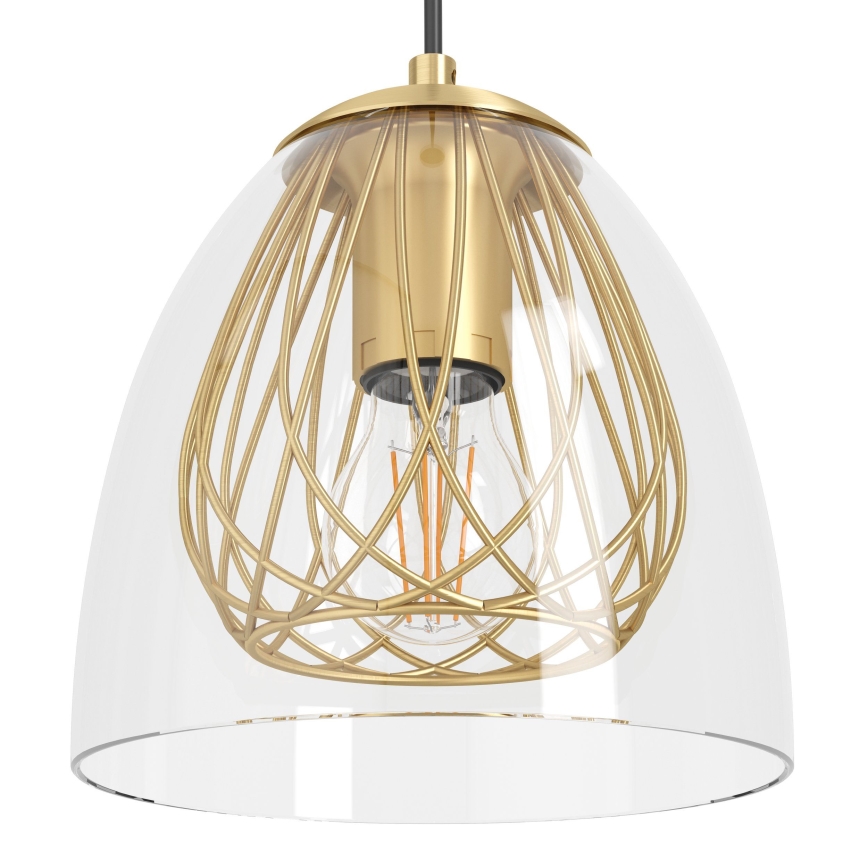 Eglo - Chandelier on a string 1xE27/40W/230V gold